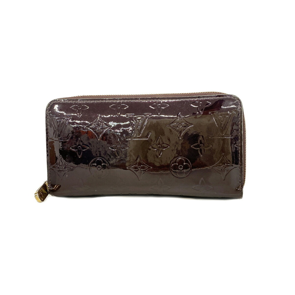 Louis Vuitton Vernis Zippy Wallet M90416 Amarante Women's Long